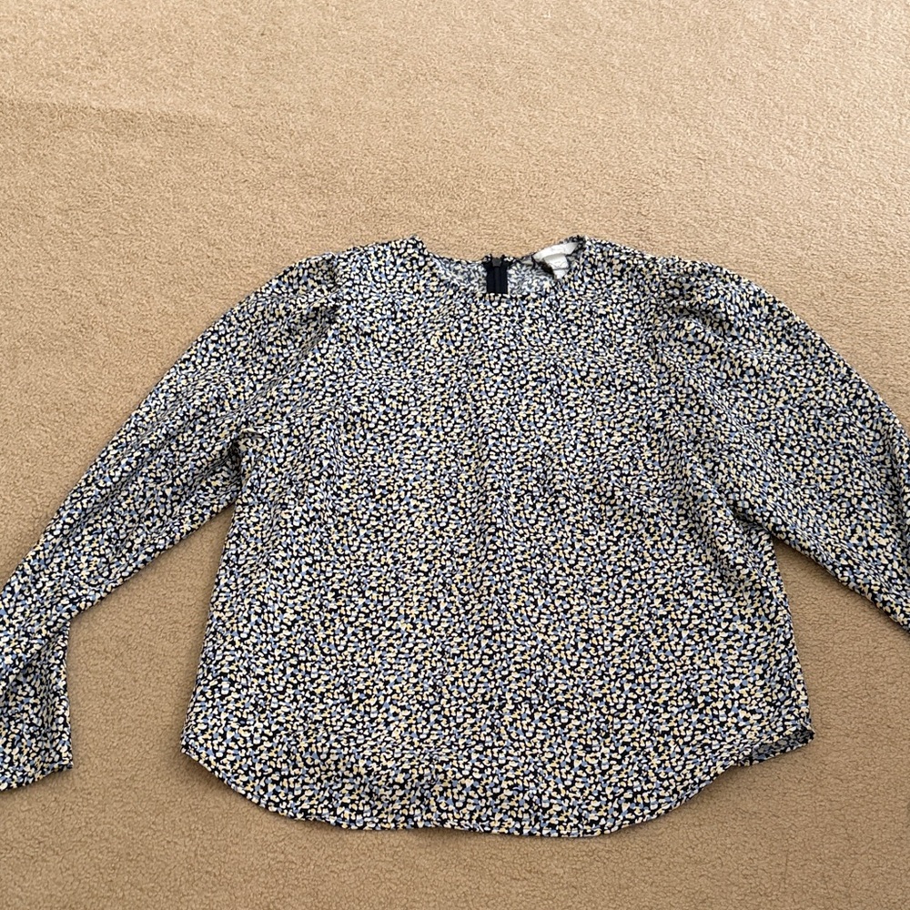 H&M Monochrome Patterned Blouse